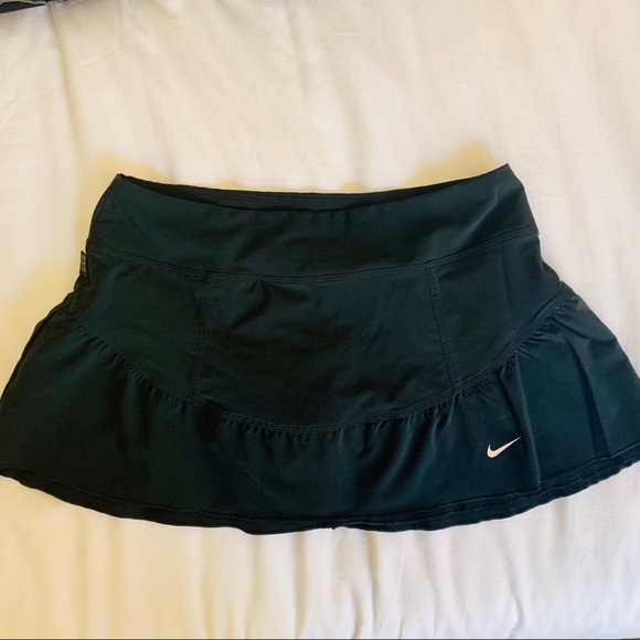Nike Ruffled Tennis Skort - Black NWOT - Picture 1 of 5